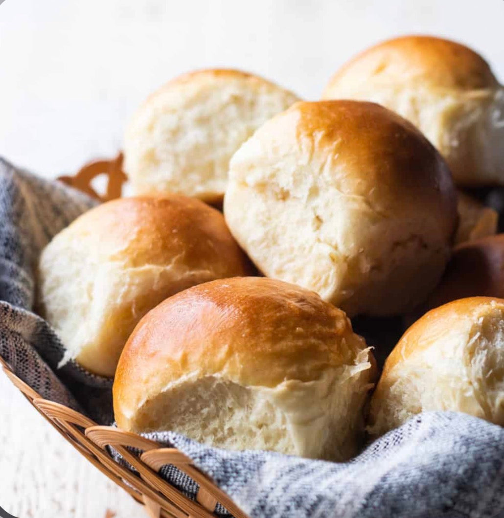 Dinner Rolls With Butter (5)